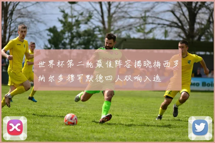 世界杯第二轮最佳阵容揭晓梅西罗纳尔多穆罕默德四人双响入选